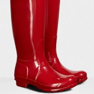 HUNTER Iconic Original Rain Boots (like new)